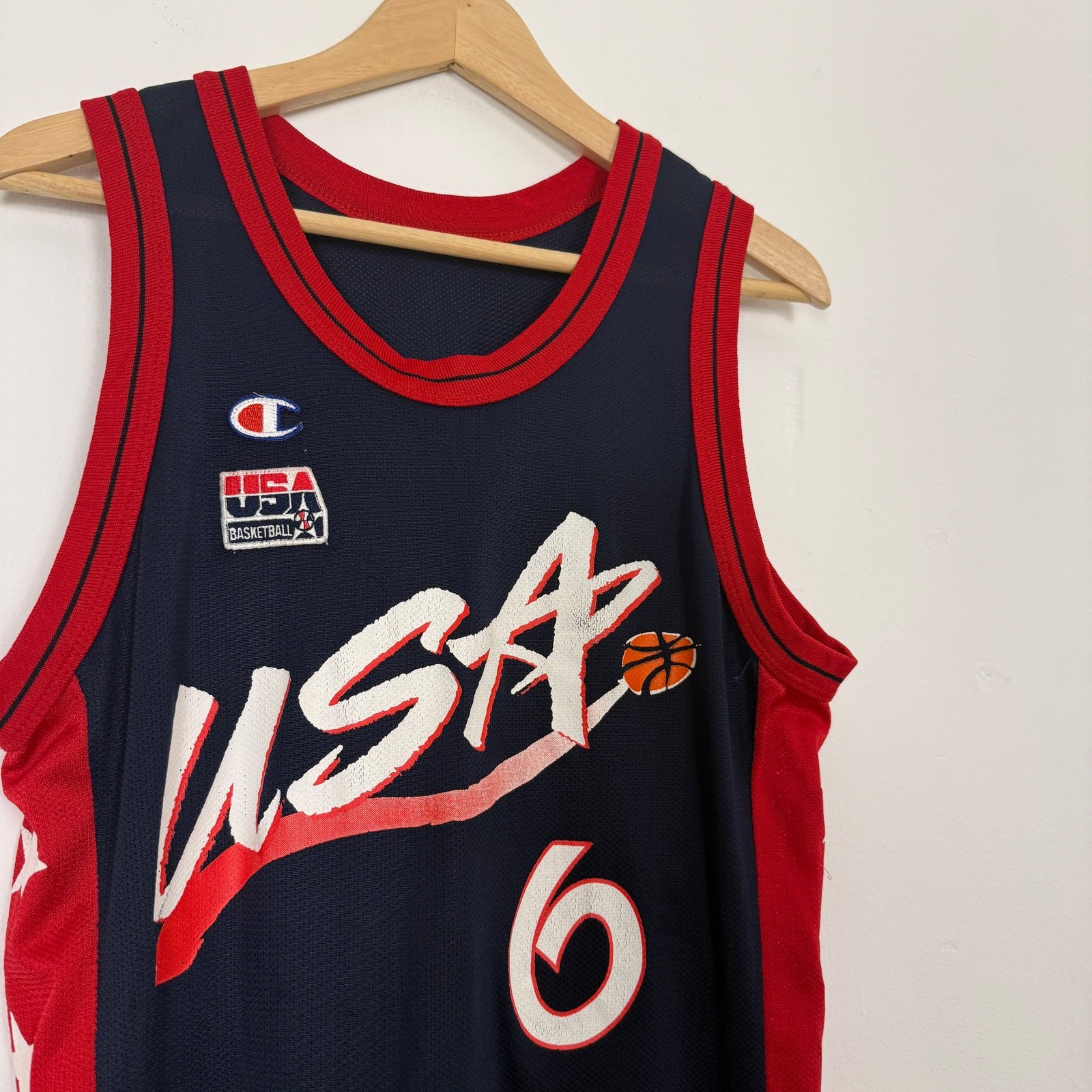 Vintage 90s Penny Hardaway Dream Team USA Champion Olympic NBA Basketball Jersey