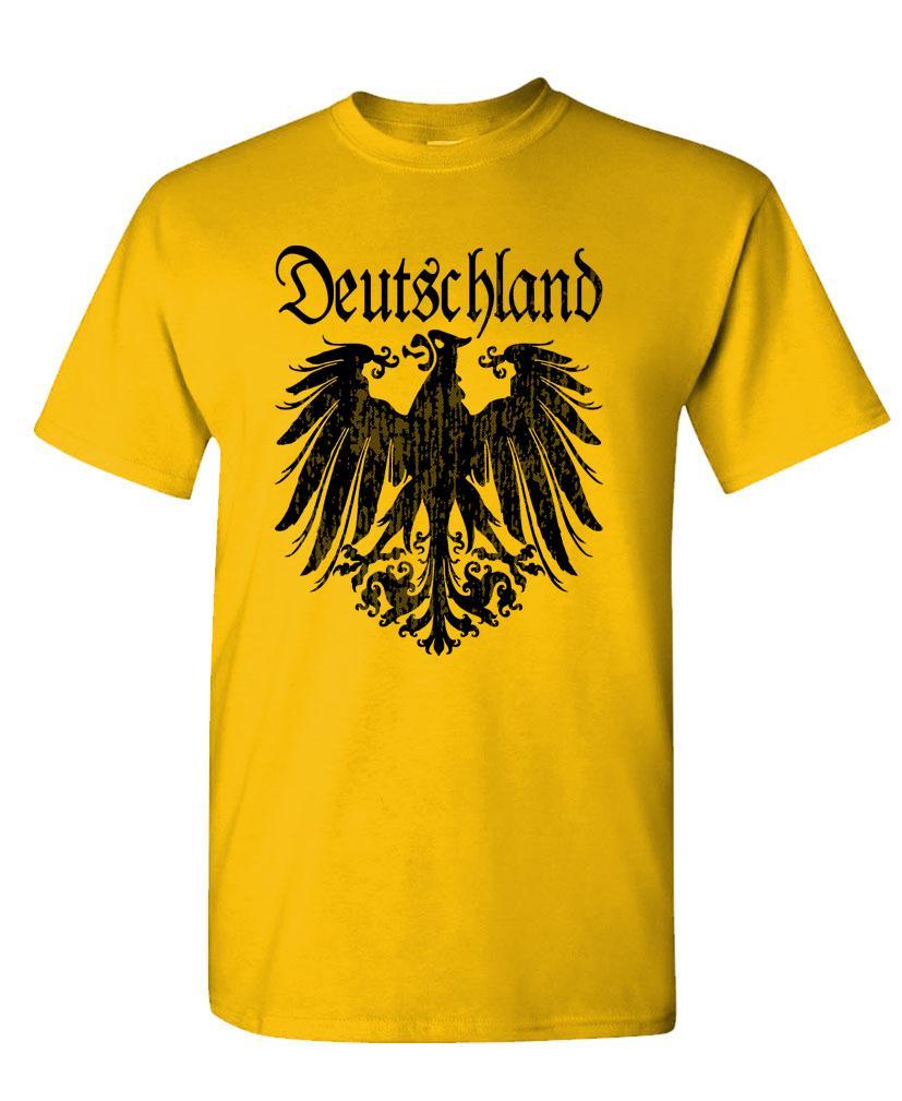 BLACK DEUTSCHLAND EAGLE – german soccer – Cotton Unisex T-Shirt