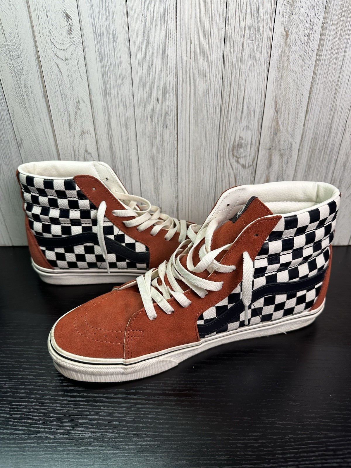 VANS Sk8-Hi Sneaker Desert Snake Chili Oil, Size M10.5