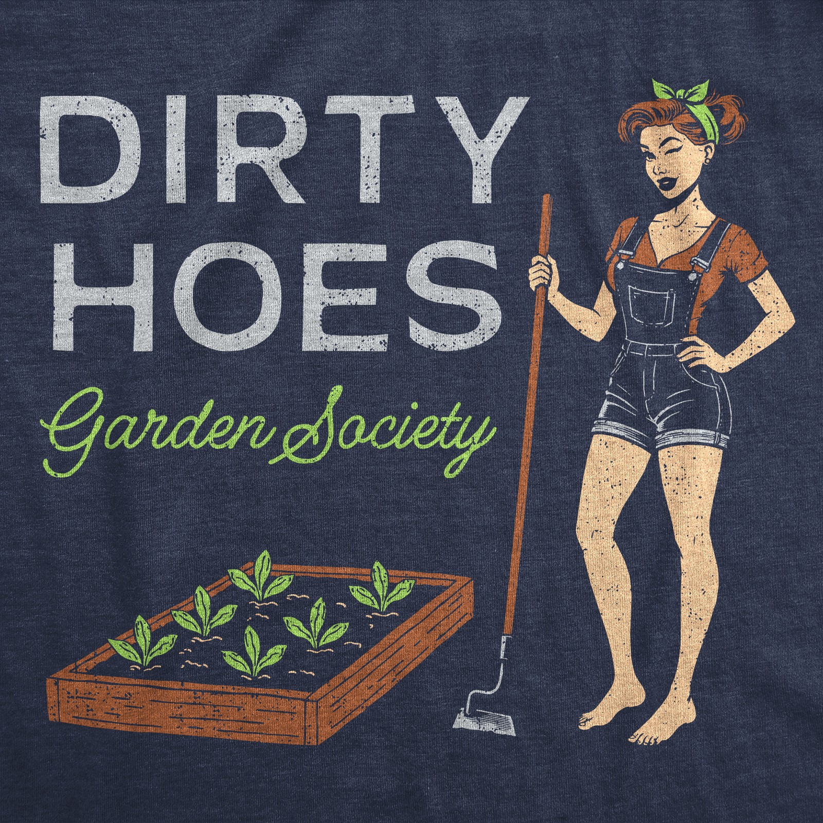 Womens Funny T Shirts Dirty Hoes Garden Society Sarcastic Gardening Tee For