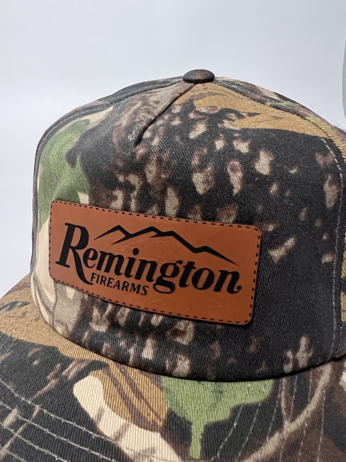 Remington Camo 5 Panel Hat Atonal A500P Cotton Cap Adjustable NWT