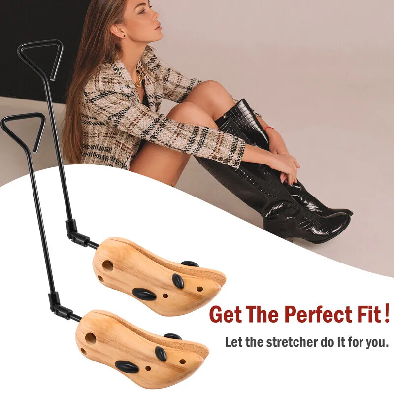 1 Pair Boot Stretcher Wooden Shoe Shaper Western Cowboy Boot Expander for Men