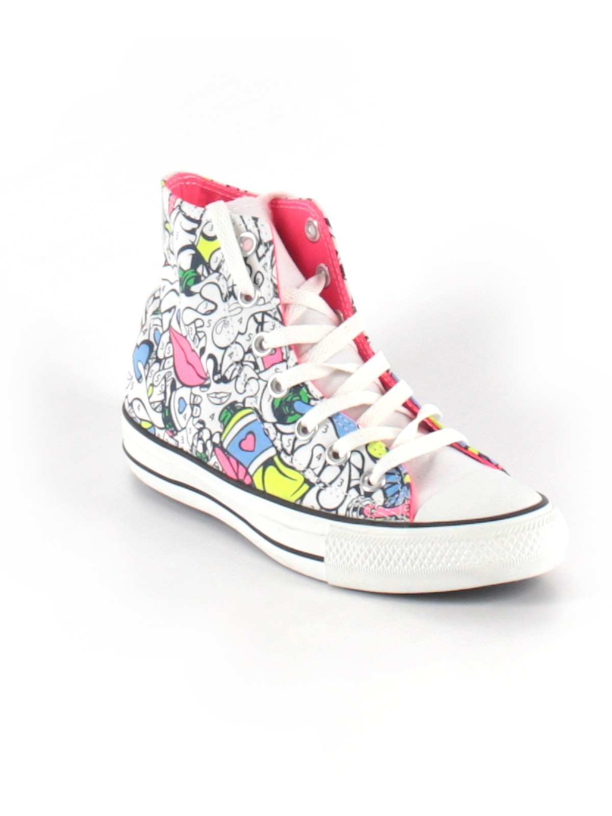 New Converse All Star Paint By Numbers Hi Top Shoe Size Men 4 Women 6 36.5