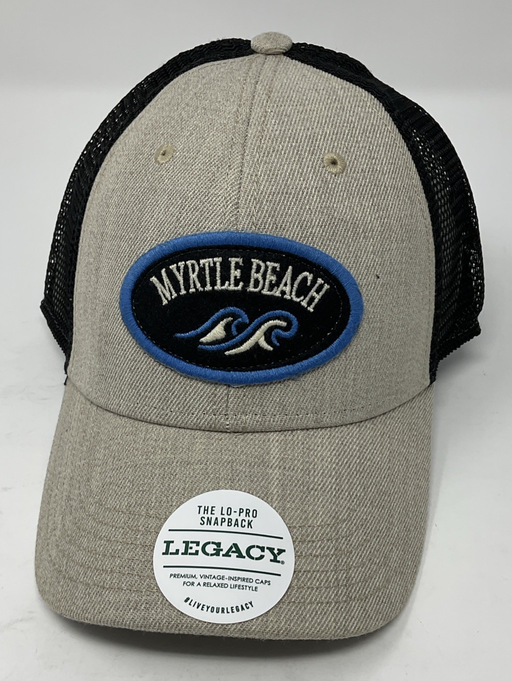 NEW LEGACY Low Pro SnapBack Trucker Cap Hat six-panel low-profile Myrtle Beach