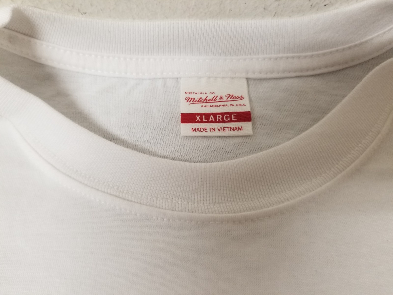 New Mitchell & Ness Mens Branded T-Shirt.