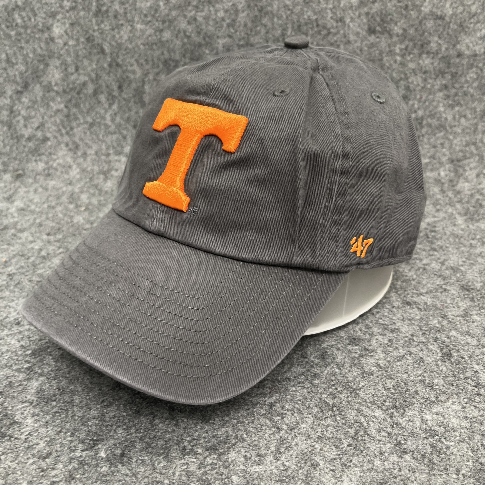 ’47 Brand UT Vols Baseball Cap Strapback Charcoal Grey One Size Collegiate