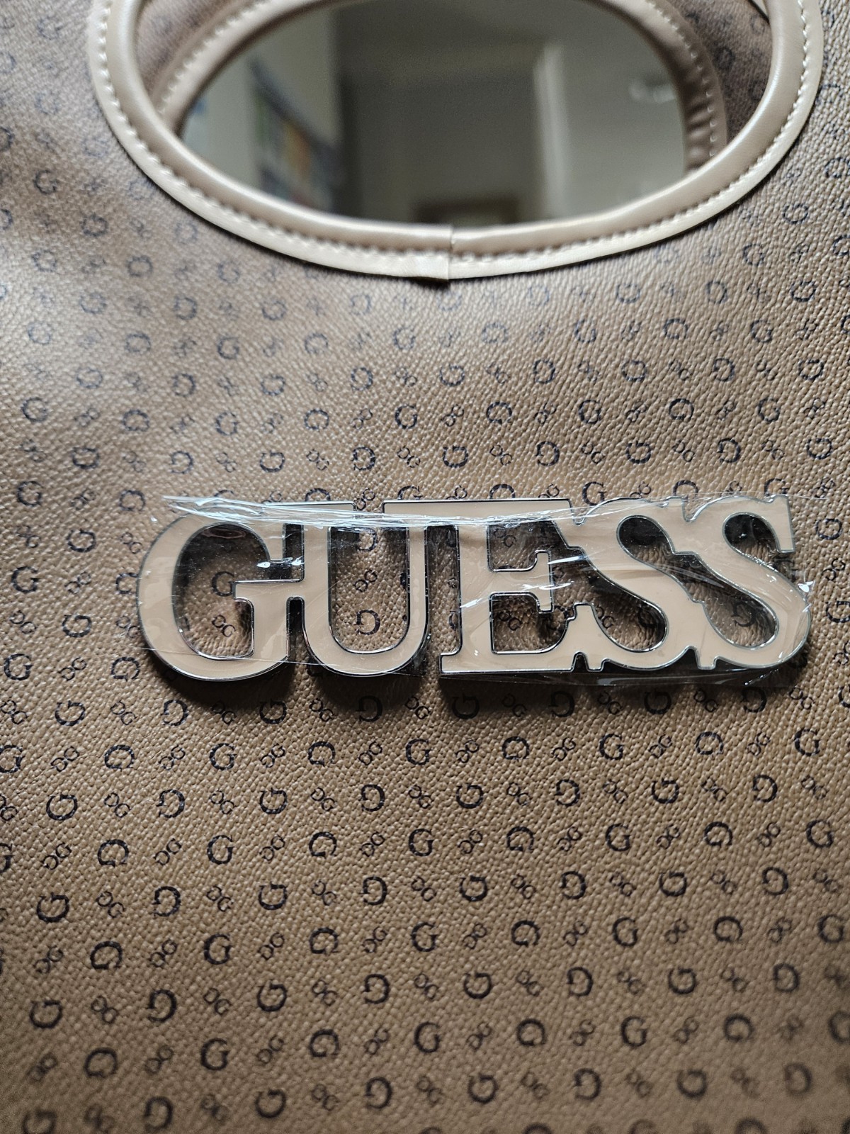 Guess NEW Insulated Lux Lunch Picnic Tote Bag Burnaby TRAVEL Cocoa Mo.RCK9834081