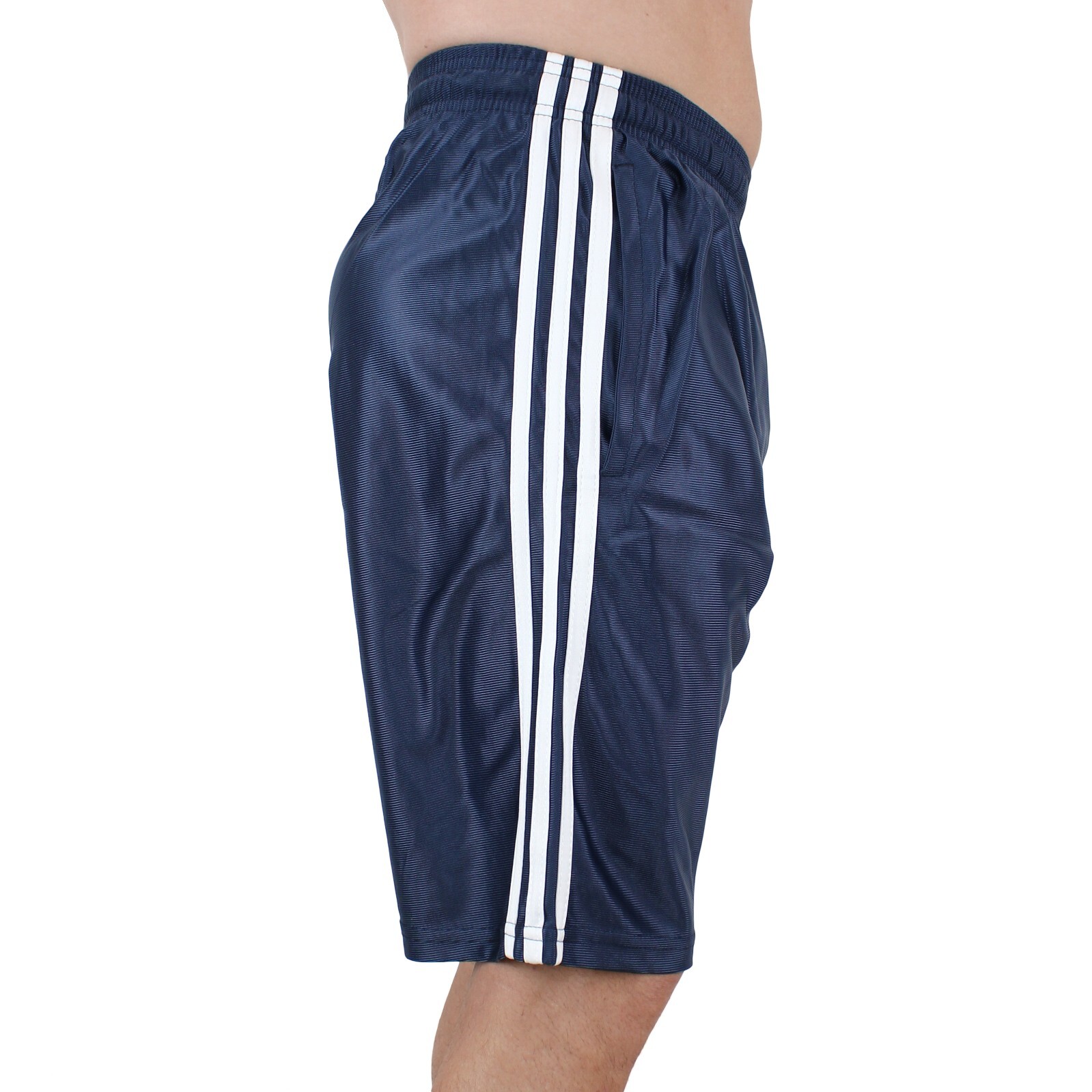 Adidas Men’s Basketball Shorts, Dazzle Three Stripes 11″ Slim Fit Activewear