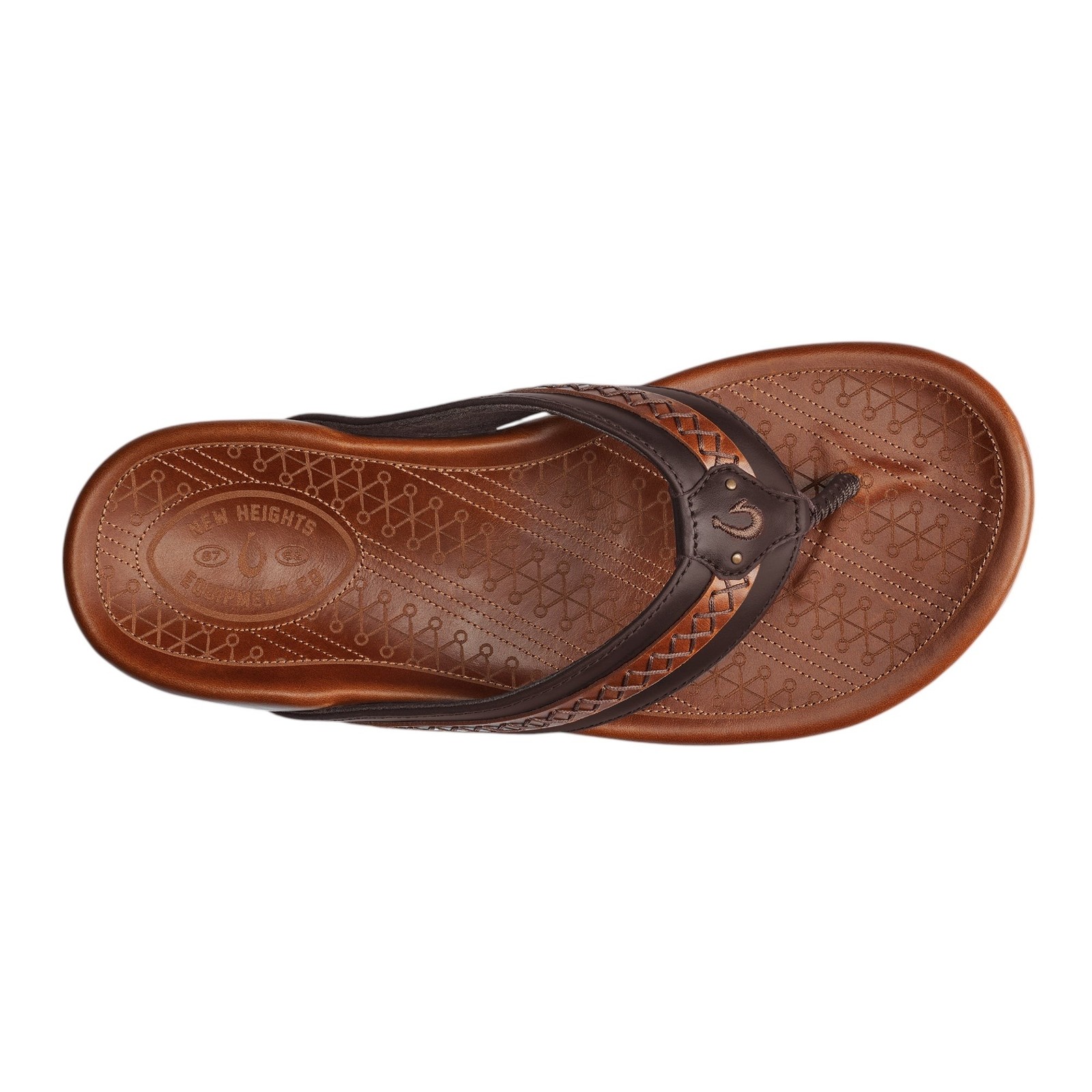 Olukai Mea Ola Nuʻu – Dark Java / Tan – Size 7-15 Men’s NEW
