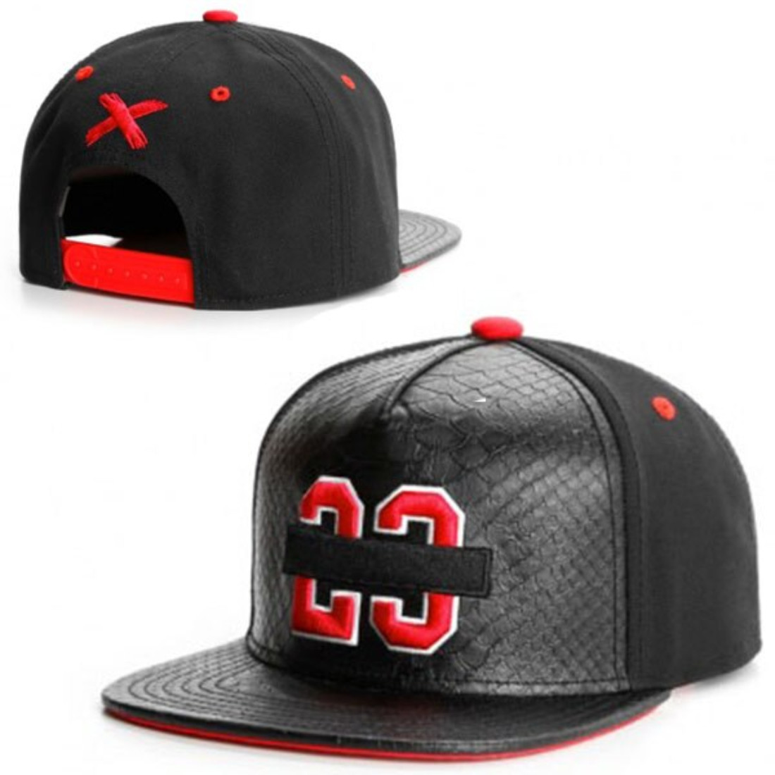 Basketball Cap Hat Snapback Adjustable Number 23 Hip Hop Flat Men MJ