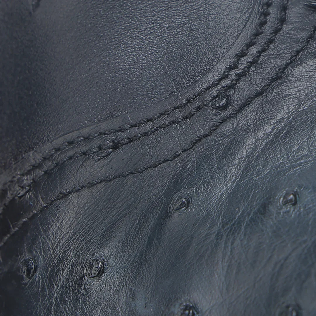 1B2TA1 – Cuadra blue dress cowboy ostrich leather boots for men