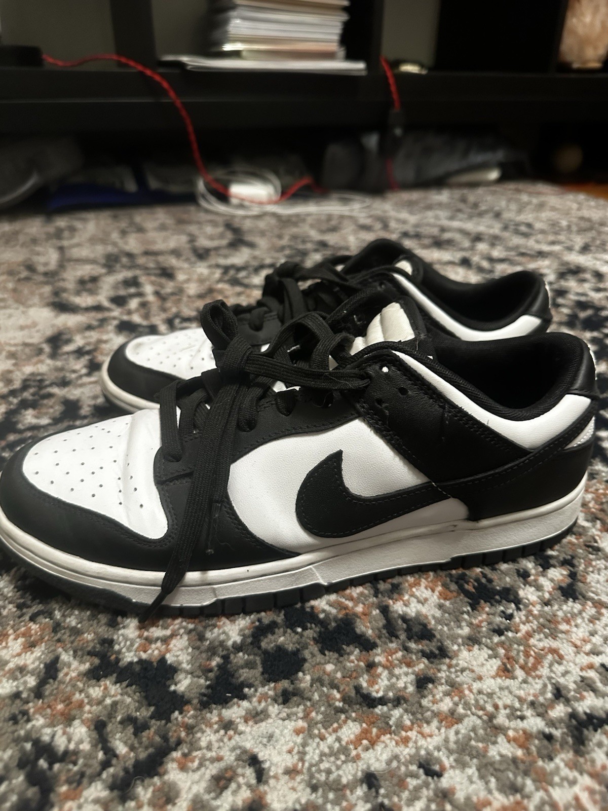Nike Dunk Low black and white trainers panda #sneakers #lifestyle