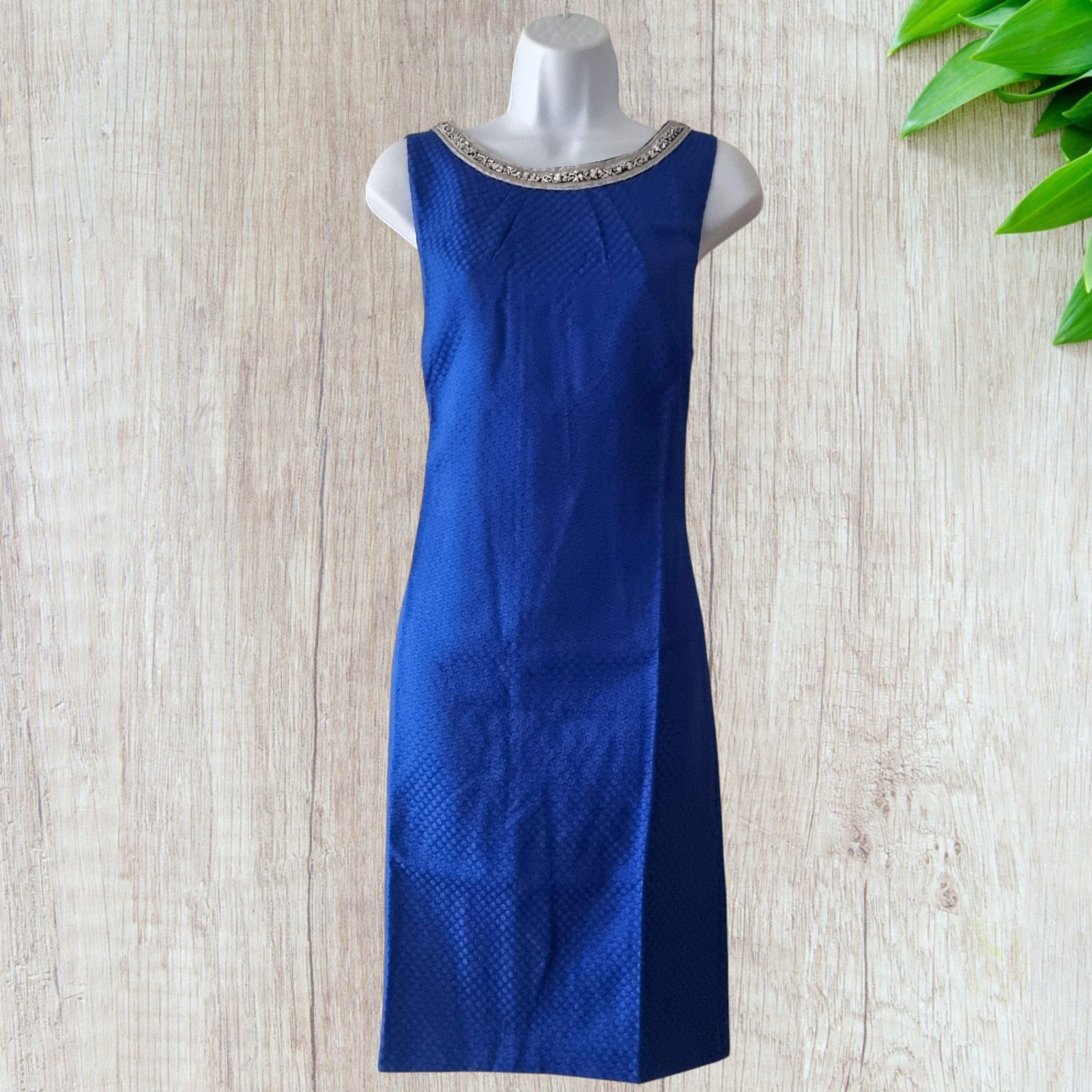 Monsoon Royal Blue Shift dress Size UK 10, Exc. Cond., RRP £99, Wedding, Formal