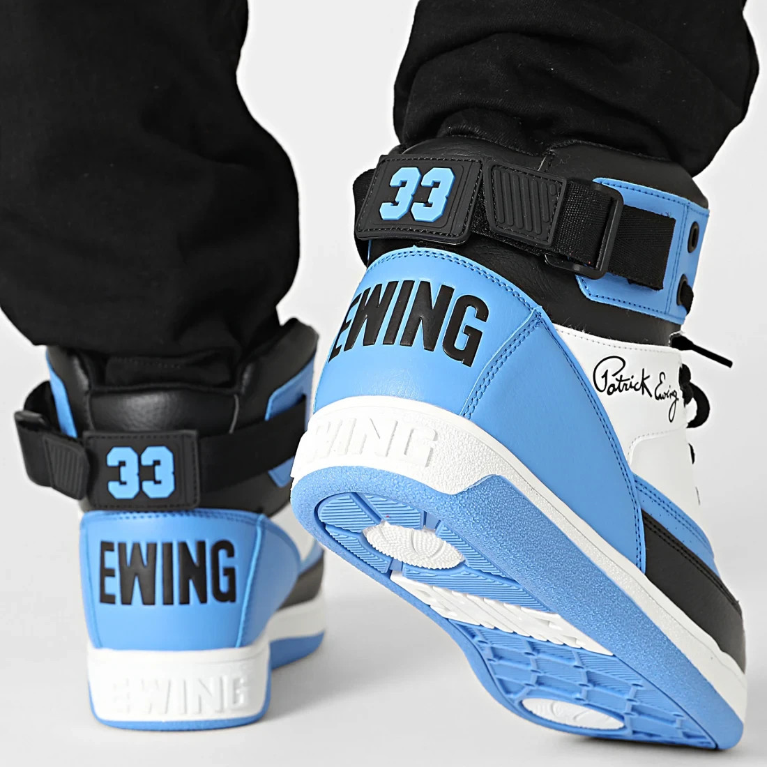PATRICK EWING 33 ORION STRAP NEW MENS NAVY WHITE BLACK SNEAKER KNICKS RETRO