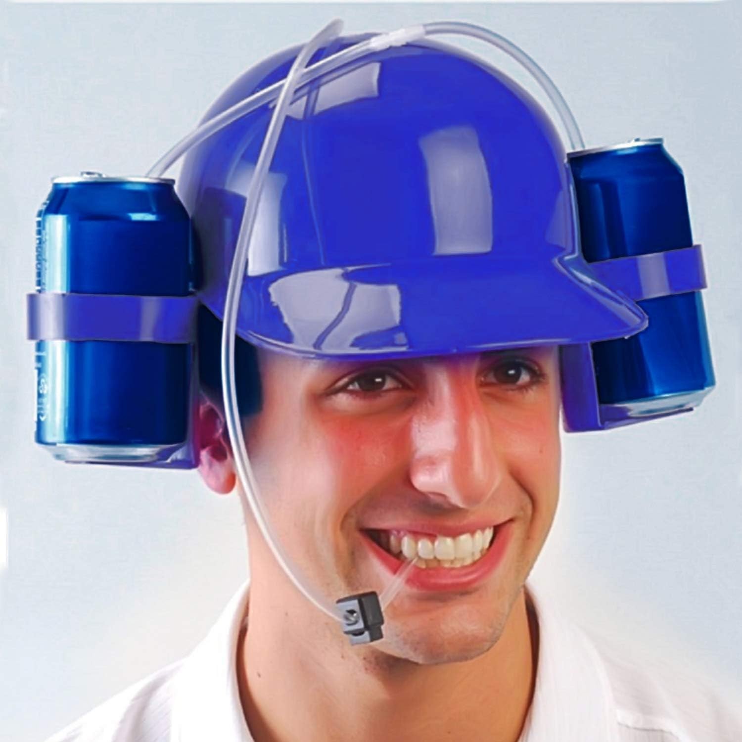 Drinking Helmet – Can Holder Cap Drinker Favor Hat Party Fun Beverage Gadgets
