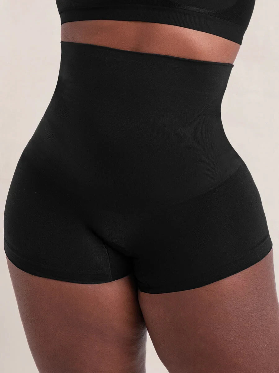Empetua by Shapermint Women’s Size Large Black High Waisted Shaper Boyshort