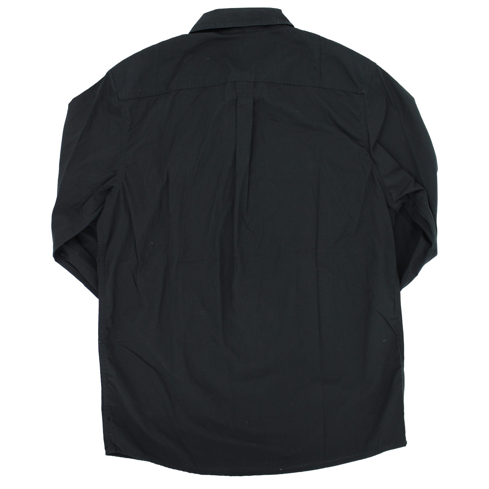 Wrangler Men’s Shirt Button-up Long Sleeve, Buttoned Pleat Pockets, Cotton Blend
