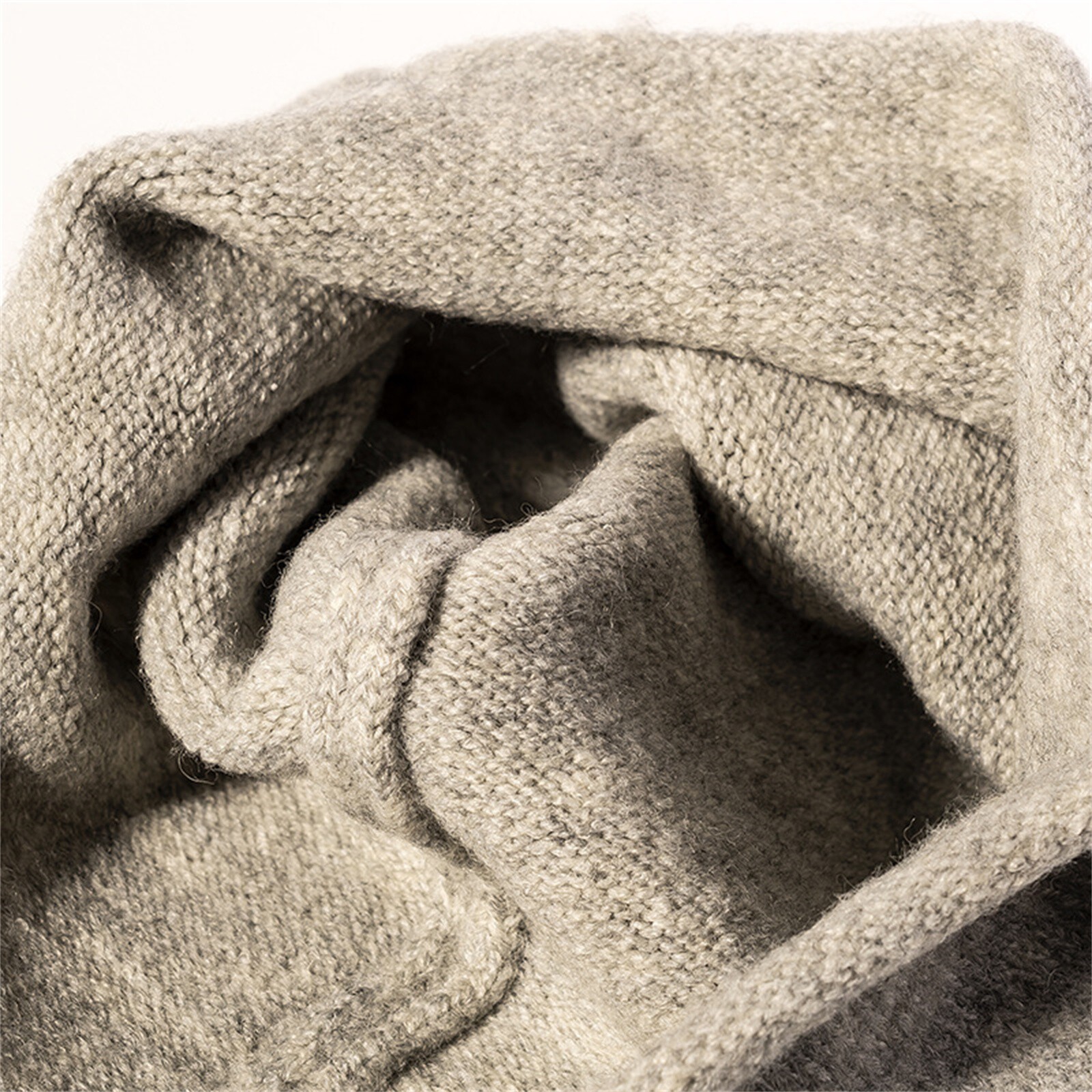 Cashmere Beanie Hat Women Winter Knitted Slouchy Oversized Warm Men Cap HatRM