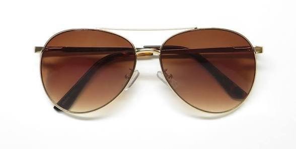OSCAR DE LA RENTA SUNGLASSES Gold/brown Havana WOMEN’s 56-14 132mm Authentic