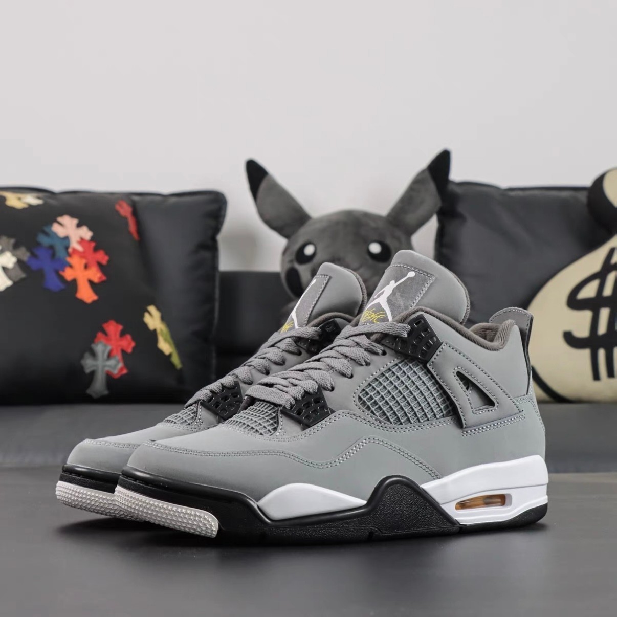 Jordan 4 “Cool Grey” Retro Basketball Shoes Men’s Mid Top