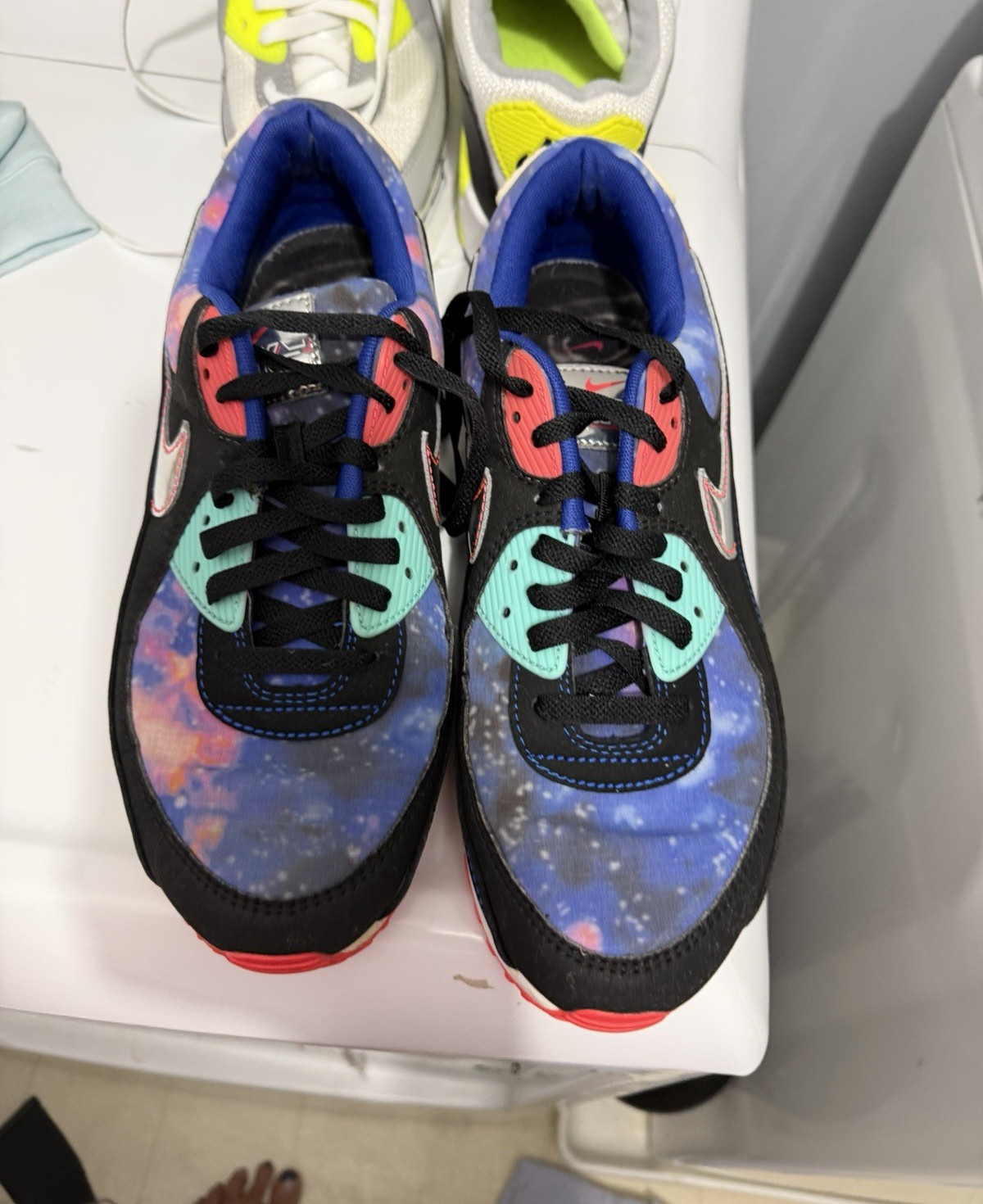 Nike Air Max 90 Supernova 2020 Galaxy Black/Multi Low Top Men’s CW6018-001