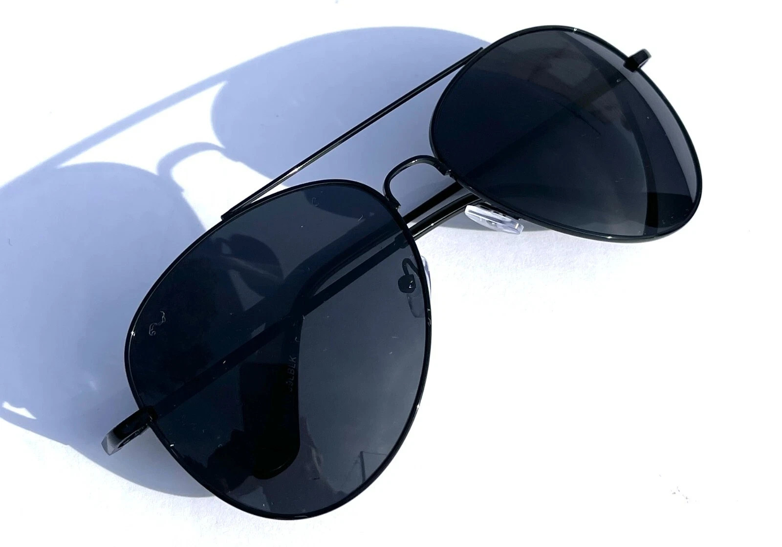 Spring Hinge Pilot Sunglasses Men Women Black Spring Hinge 100% UV 400 4 Pack