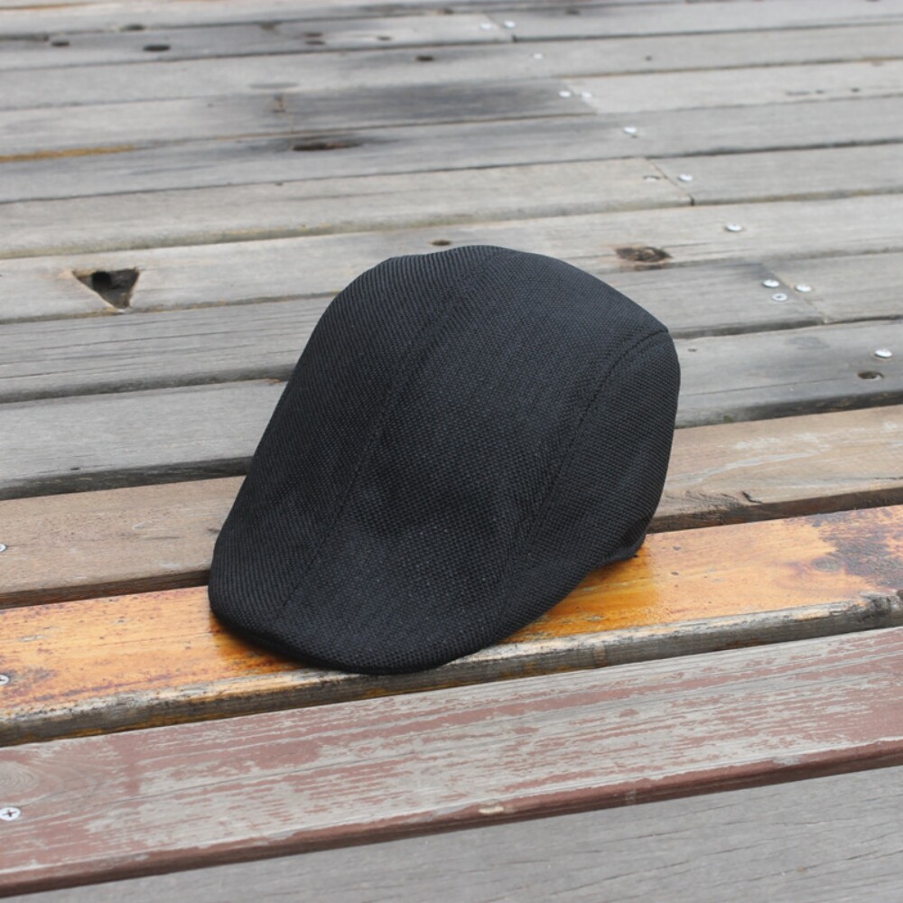 Woven Flat Gatsby Cap Mens Summer Sun Flat Cabbie Newsboy Ivy Hat Golf Driving