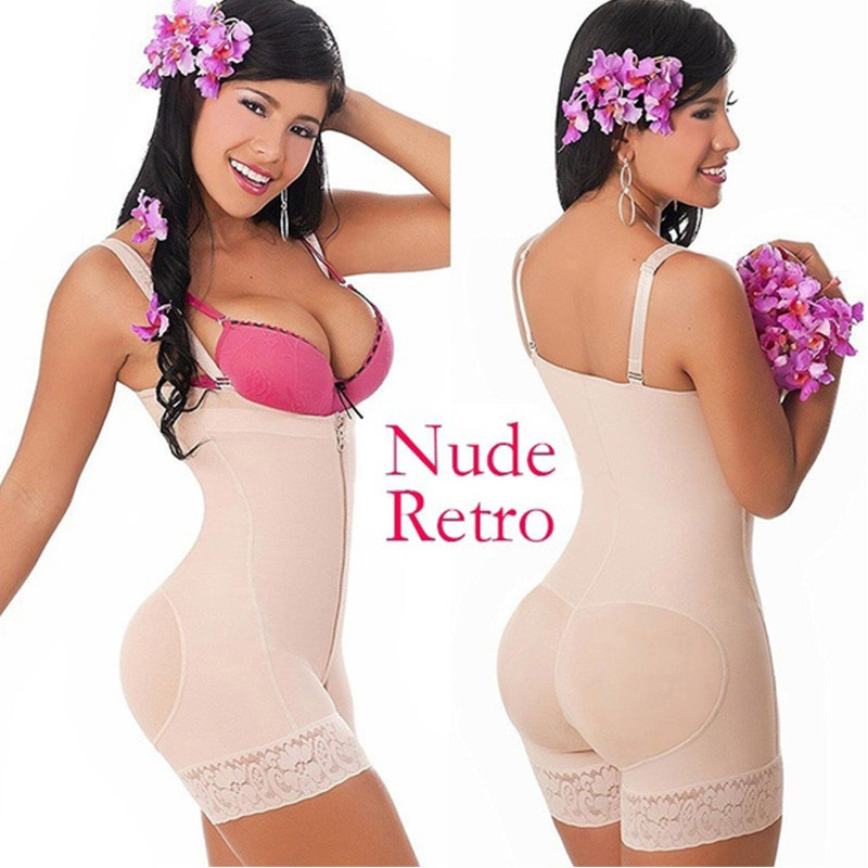 Fajas Colombianas Reductoras Abdomen Post Surgery Para Mujer Body Shaper Corset
