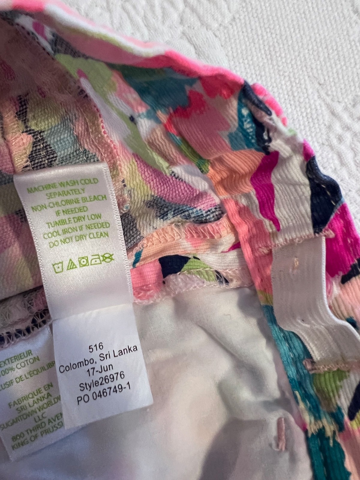 Lilly Pulitzer Girls Mini Callahan Shorts Pina Colada Club 14 PRISTINE CONDITION