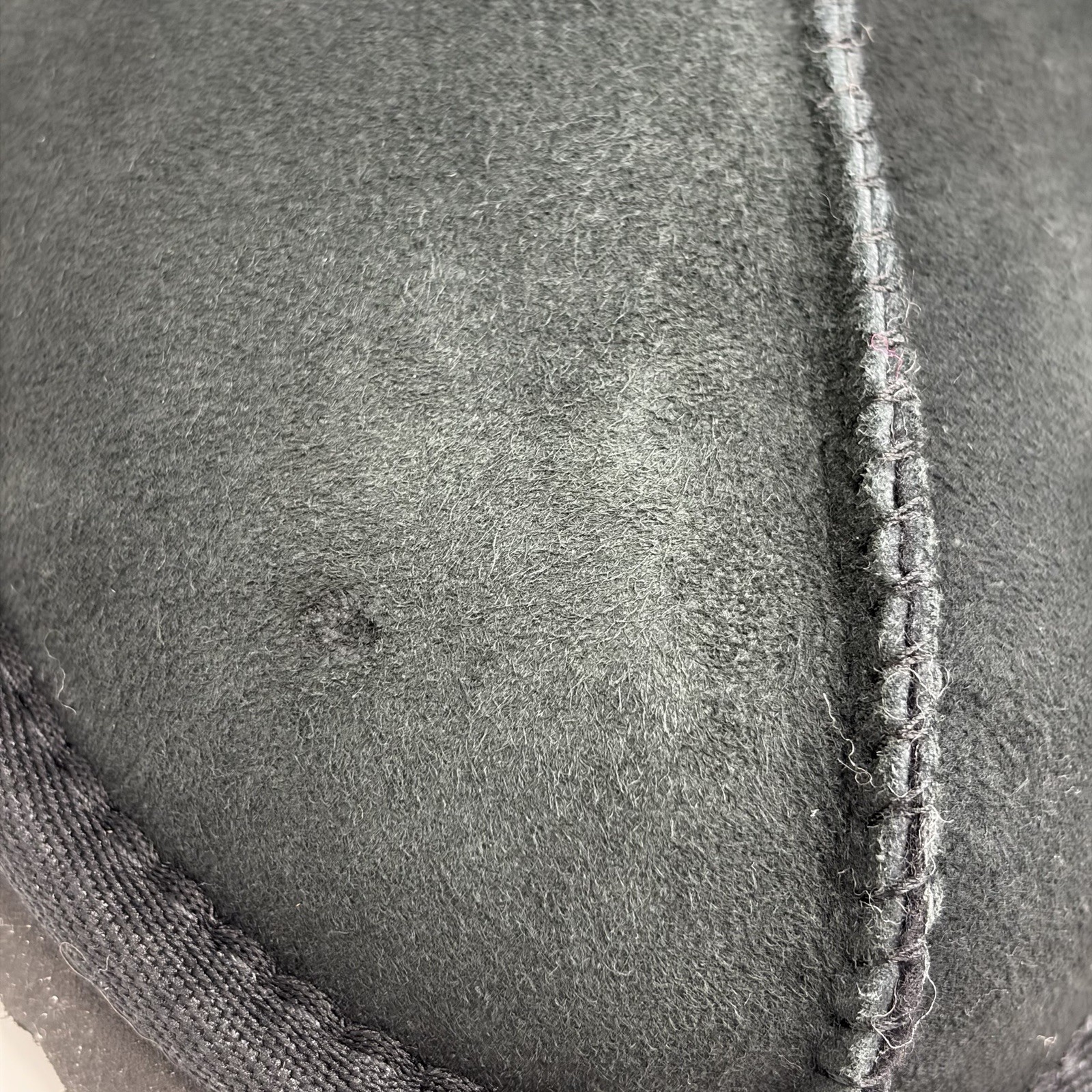 Fanture Cloud 901 Black Grey Sheepskin Memory Foam Slippers Women’s Size 11