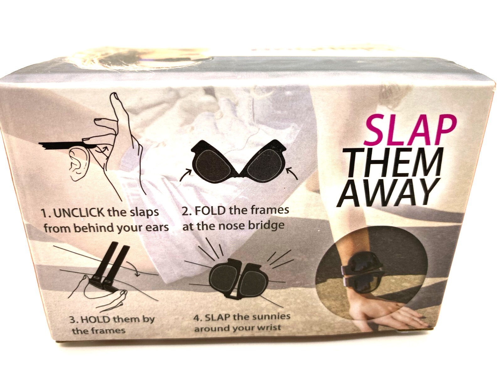*NEW* Fold Up- SlapSeg Sunglasses UV400-Polycarbonate Lens – 100% Protection.