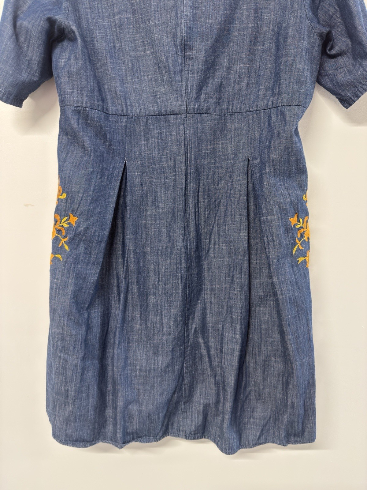 Wayward Fancies eShakti Embroidered Dress Size 18W -1X 100% Cotton #53
