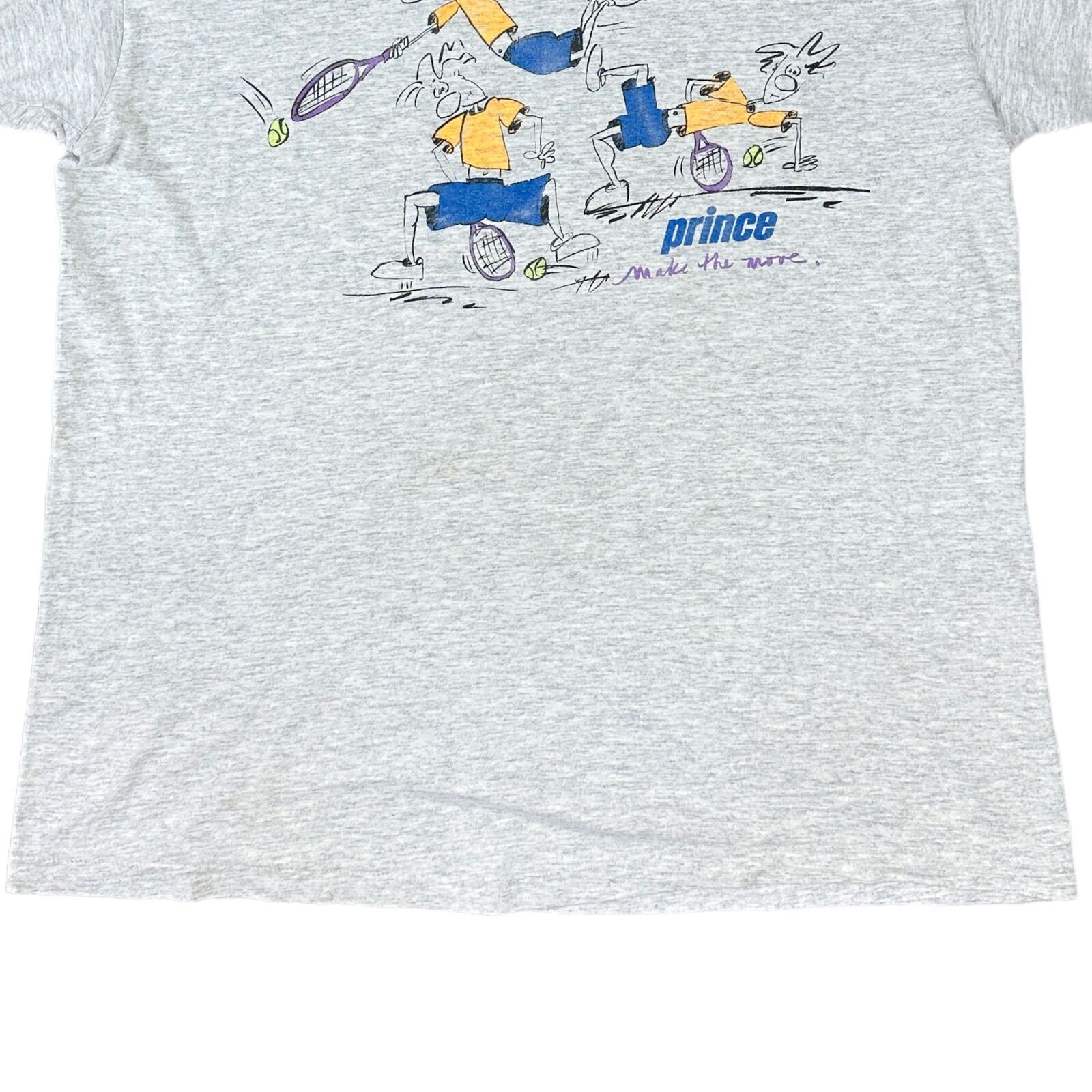 Prince Make The Most T-Shirt Single Stitch Graphic Print Grey Mens XL