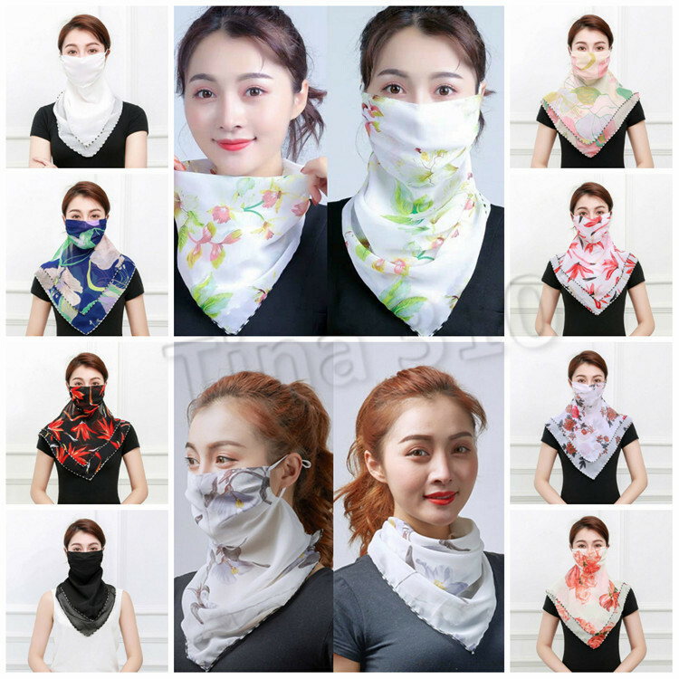 Women’s Reusable Face Mask Cover Scarf Washable Summer Outdoor USA Seller