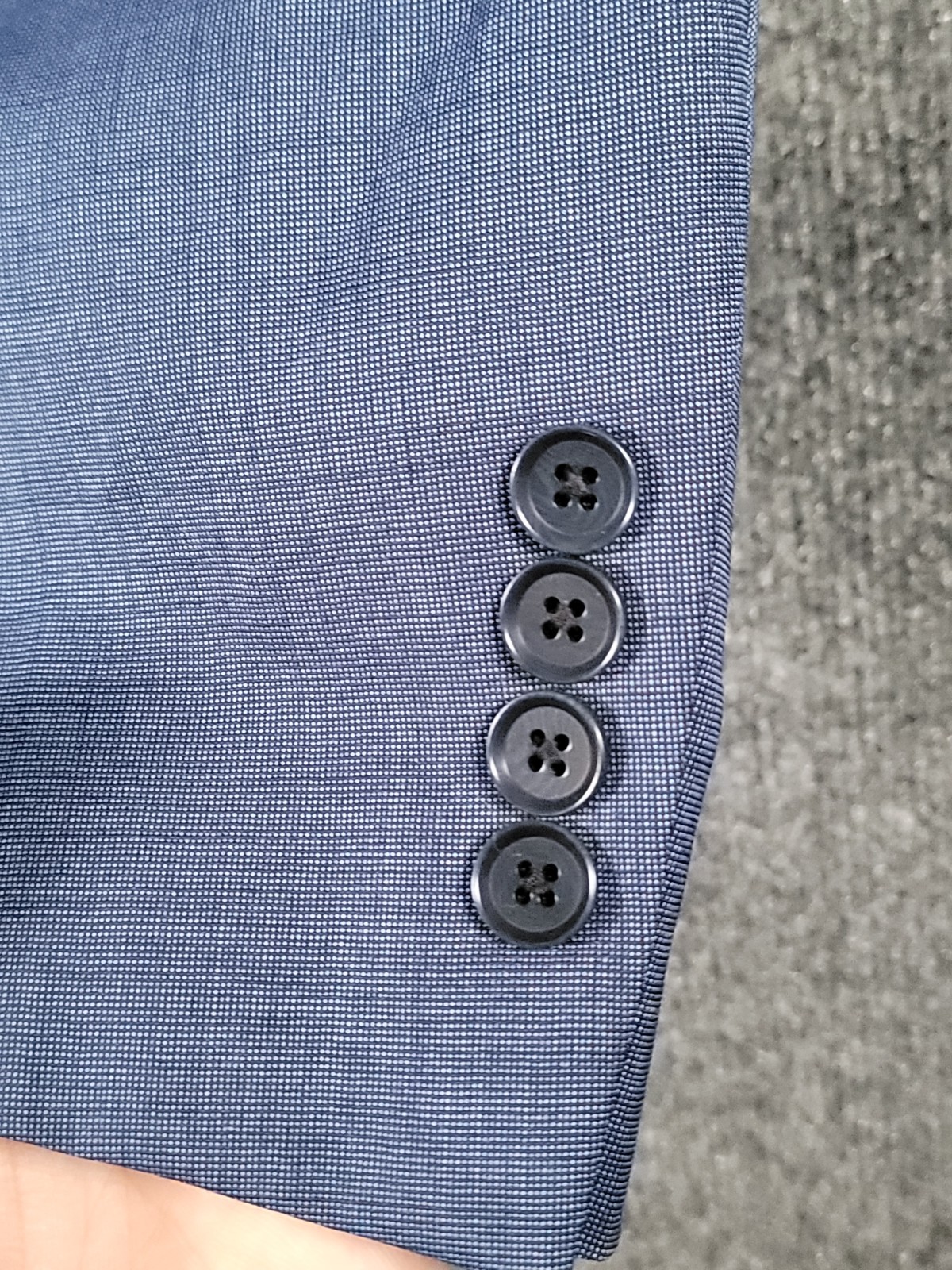 Psycho Bunny Jacket Mens 42R Blue Navy Wool Blazer 2 Button Business Casual