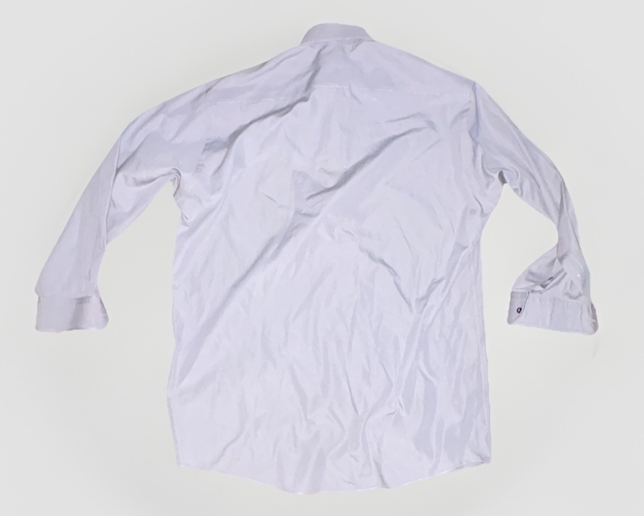 Murano Men’s 16.5 White Solid Broadcloth Blend Long Sleeve 33 Dress Shirt