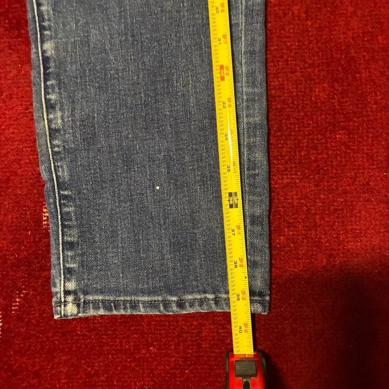 American Eagle Baggy Jeans, faded wash denim, loose relaxed fit, distressed