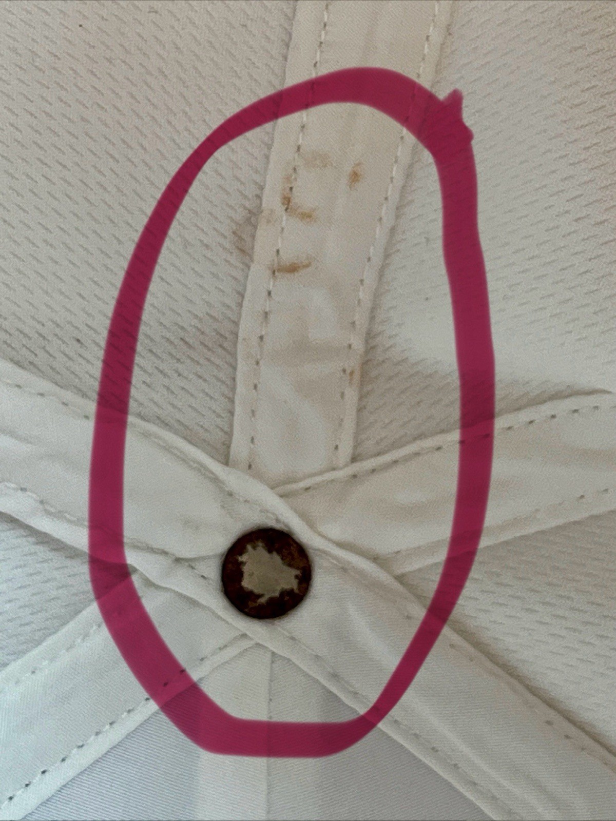 Omega (Watch) White Adjustable Hat From Authorized Dealer New ** Read