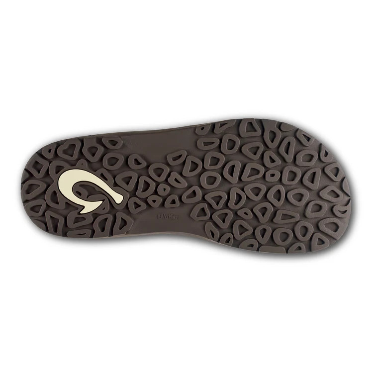 OLUKAI Men’s ‘Ohana Summer Beack Deck Sandals Boat Flip Flops DARK JAVA/RAY