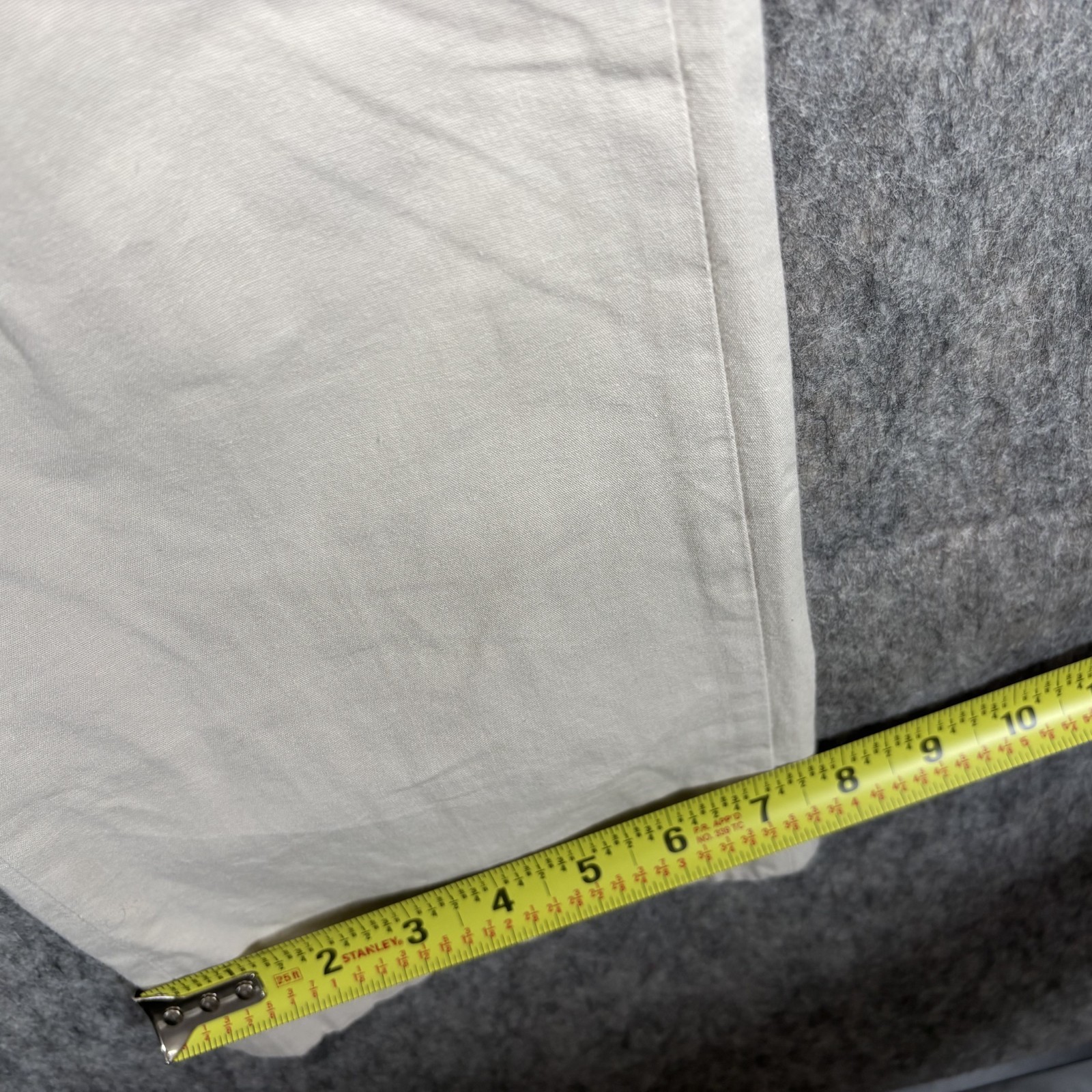 Jack Donnelly M4 Khaki Chino Pants Mens 35×29 Slim Tan Made in USA Preppy Flat