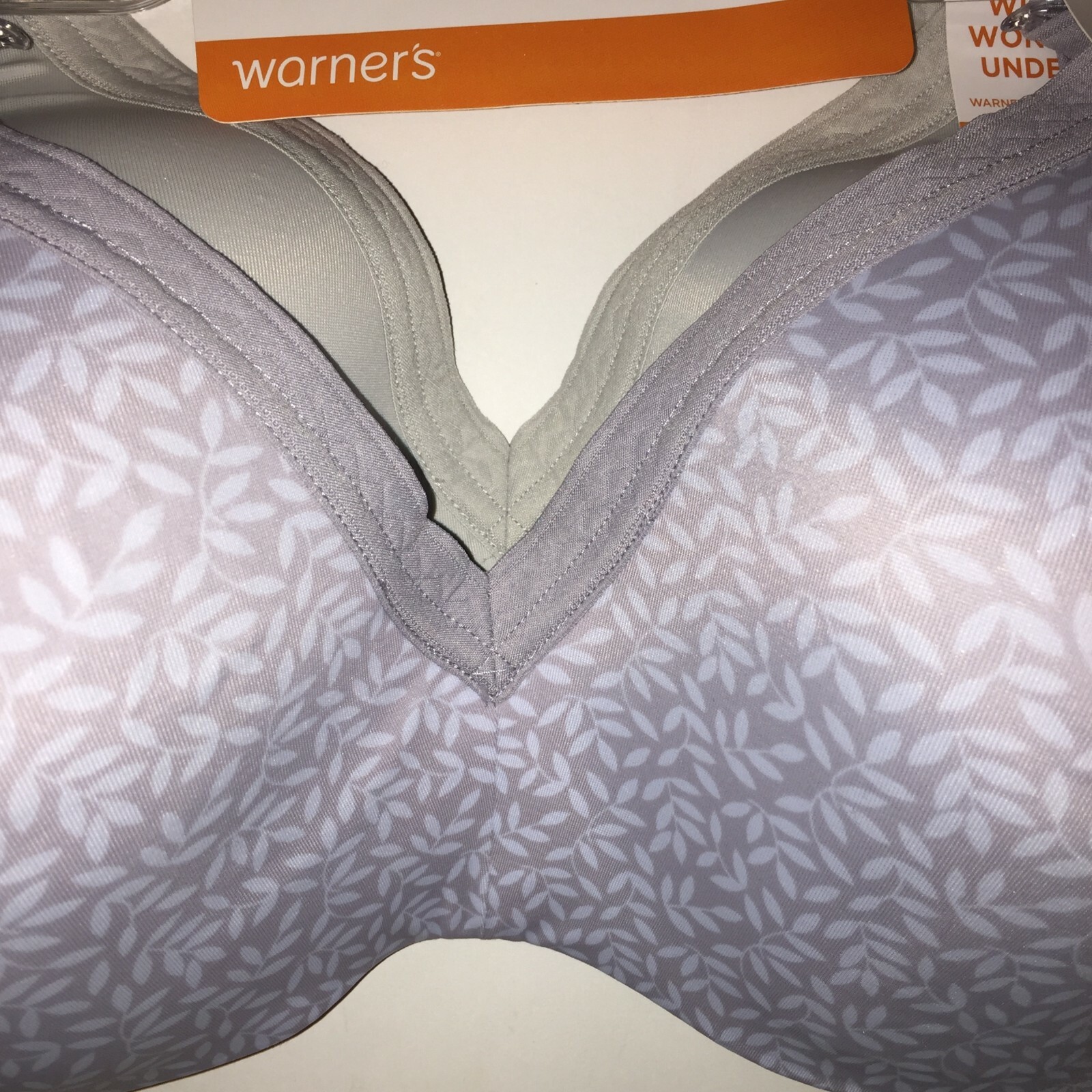 Warner’s Wire Free T-Shirt Bras Set of TWO Invisible Seamless Lined Cups NEW $60