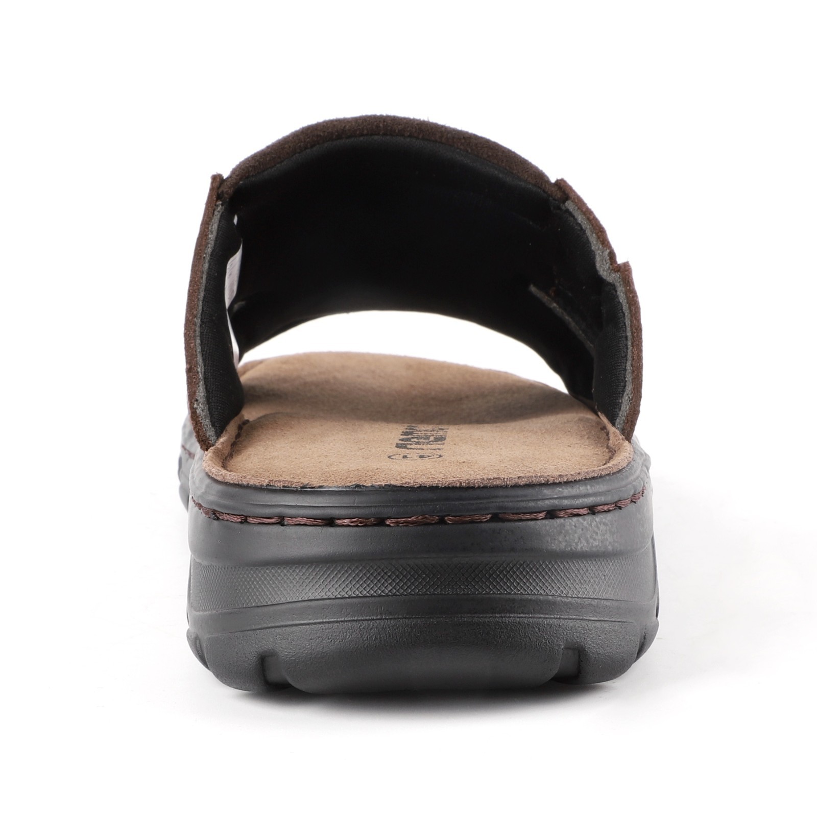 Mens Leather Slides Beach Sandals Outdoor Indoor Casual Comfort Slippers Sandal