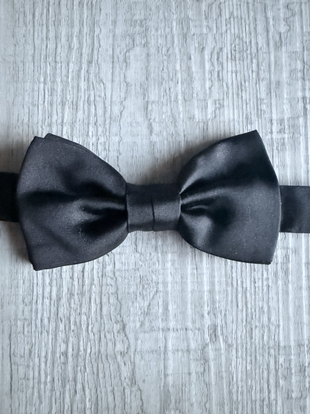 john varvatos Black Silk Bow Tie Adjustable NWT $95