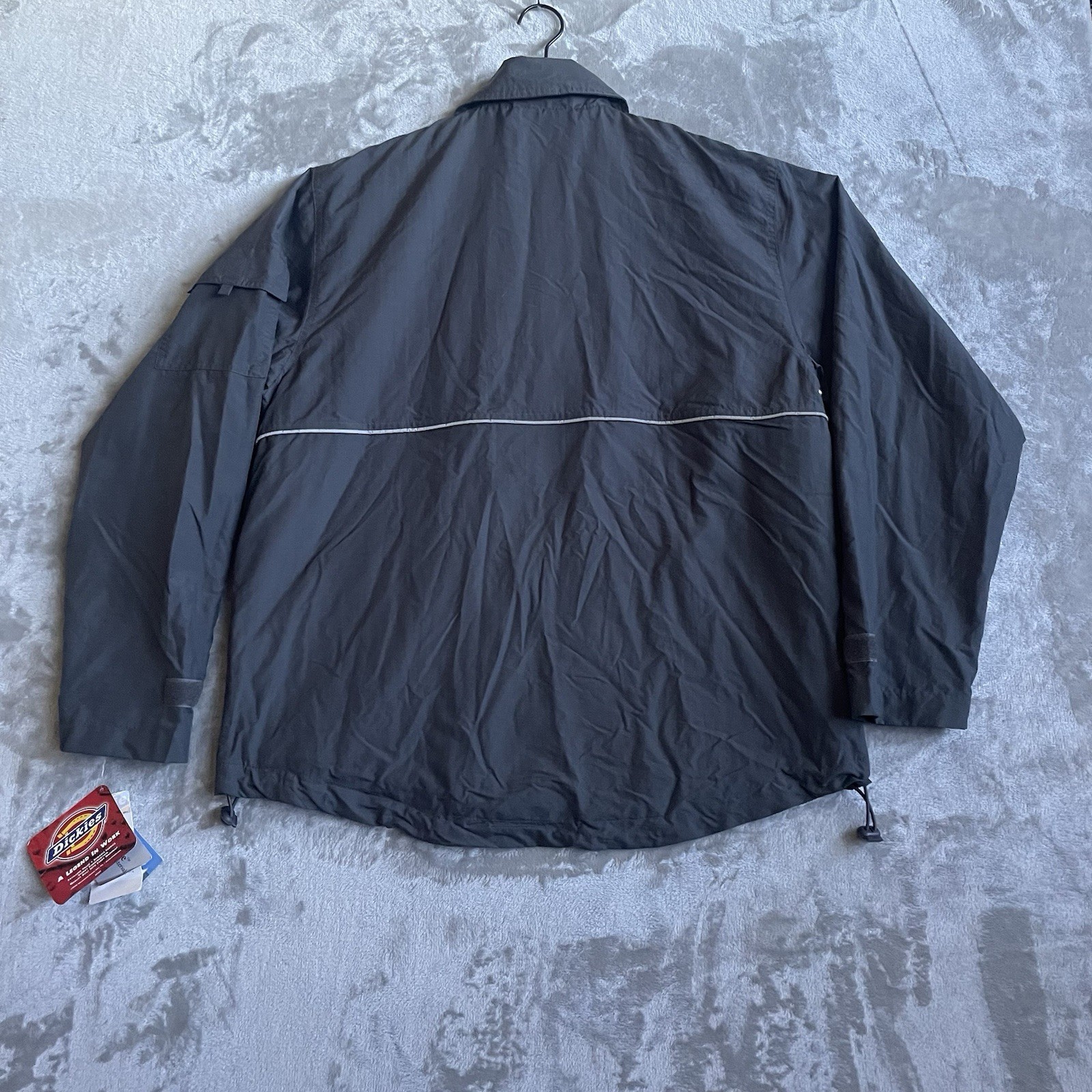 Dickies Utility Jacket, Men’s Water Resistant 3M Scotchlite Reflective Jacket/M