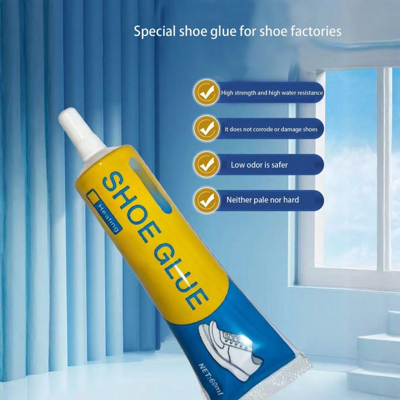 3Pc Shoe Glue Leather Sneakers Super Strong Repair Adhesive Waterproof Quick Dry