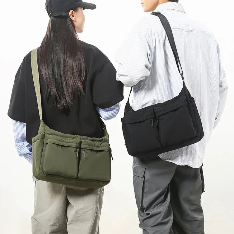 UNIQLO Casual Multi-pocket Messenger Bag Men Women Shoulder Bag Travel Sport Bag