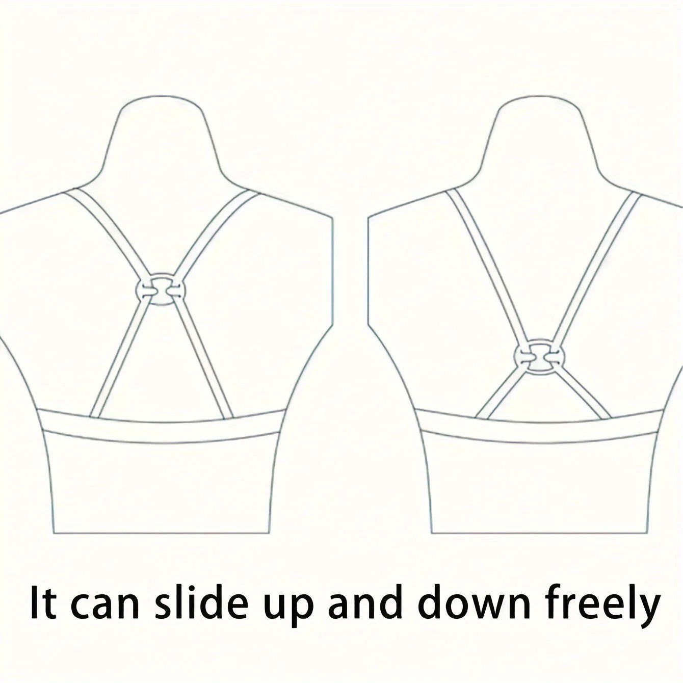 12Pcs Bra Strap Anti Slip Buckle Invisible Adjustable Butterfly Heart Clip