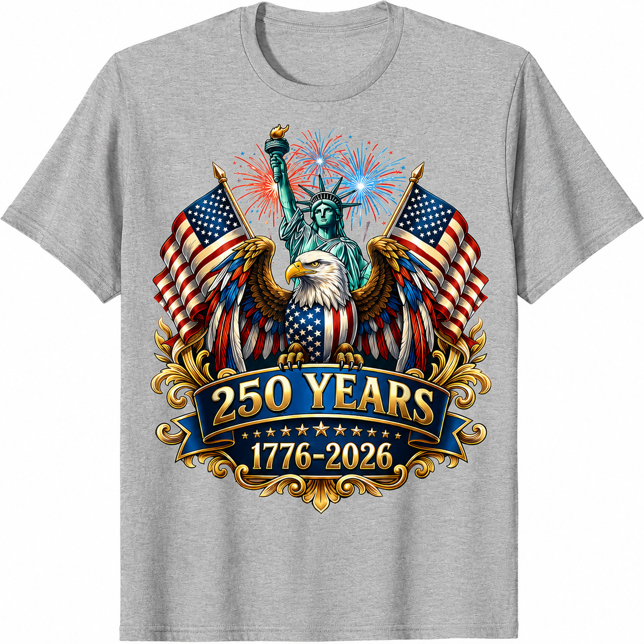 250th Anniversary USA 250 Year America Patriotic 4th of July T-Shirt