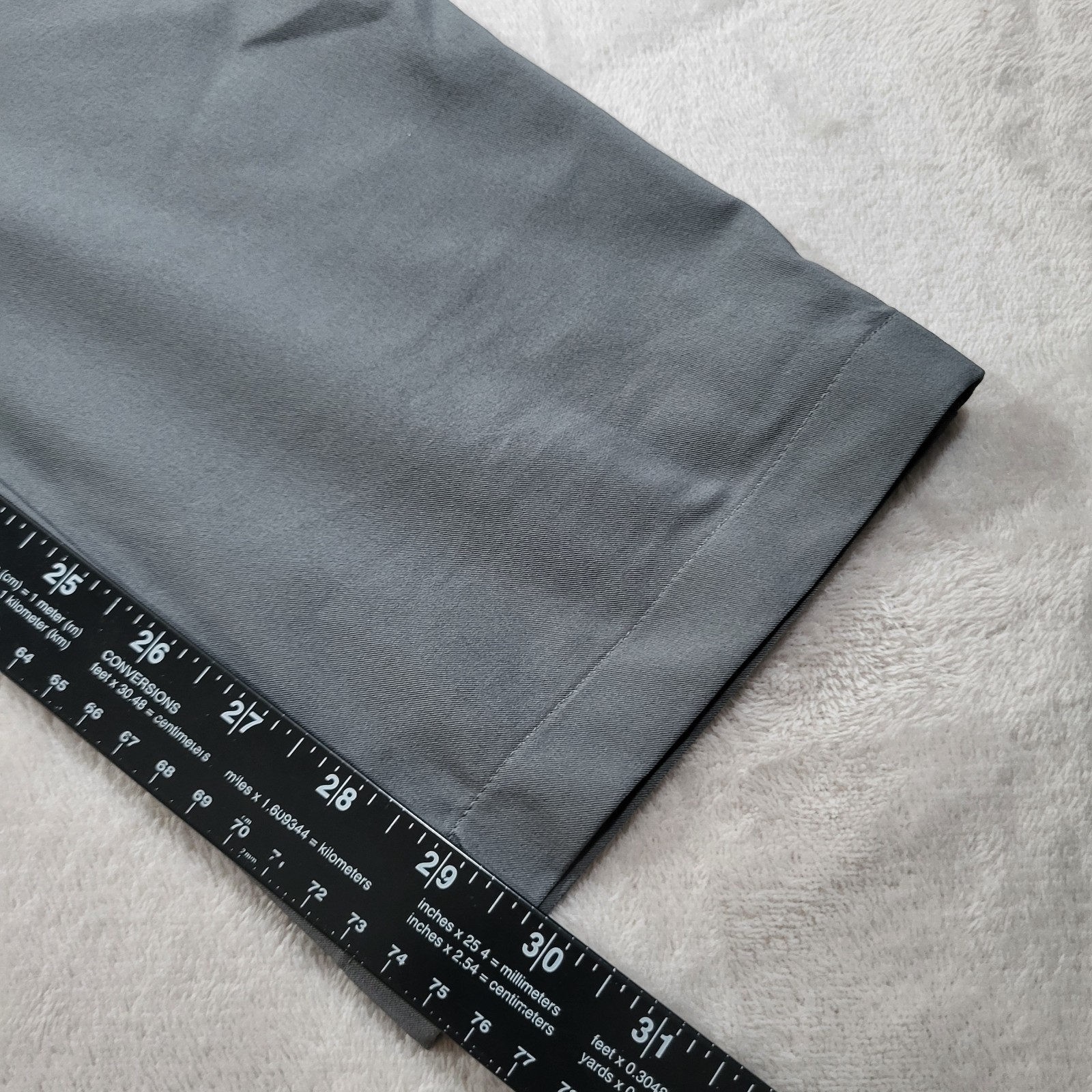 Chubbies The Everywhere Pants Mens XL Gray Casual Chino Travel Pants 36×30