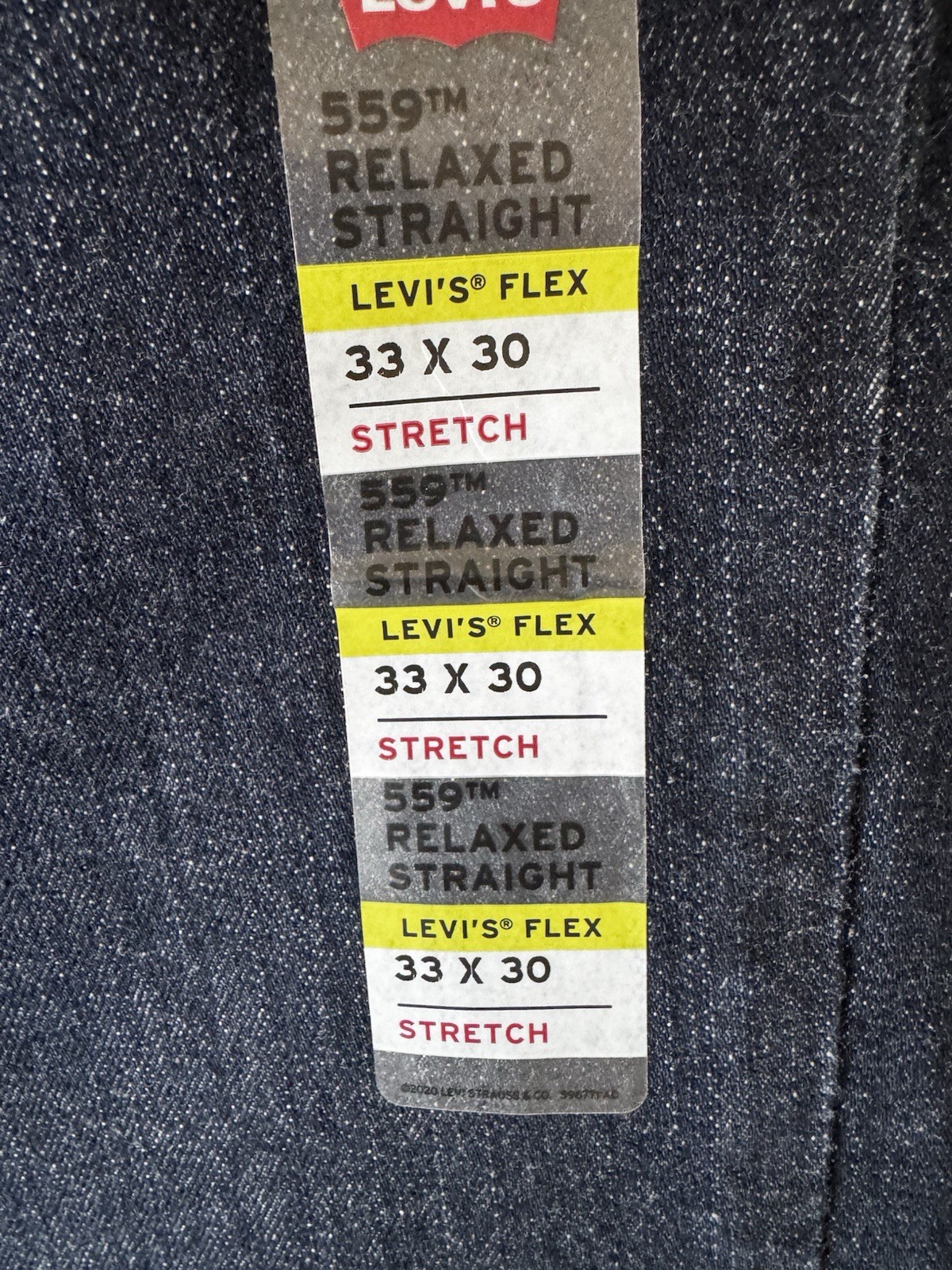 Levi’s Men’s Relaxed Straight Dark Wash Blue Denim Jeans Mid Rise Stretch NWT